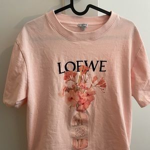 Loewe T-shirt Authentic Size M Pink Vase